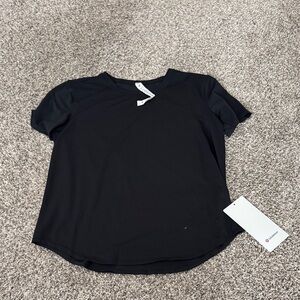 lululemon athletica Black Short Sleeve Crew Tee
